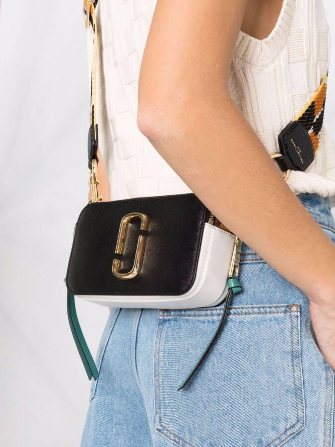 Marc Jacobs The Snapshot leren cameratas Zwart