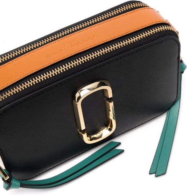 Marc Jacobs The Snapshot leren cameratas Zwart