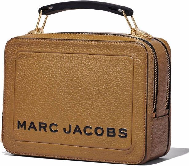 Marc Jacobs The Box 23 leren crossbodytas Bruin
