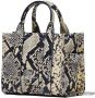 Marc Jacobs The Snake crossbody shopper met reliëf Beige - Thumbnail 5