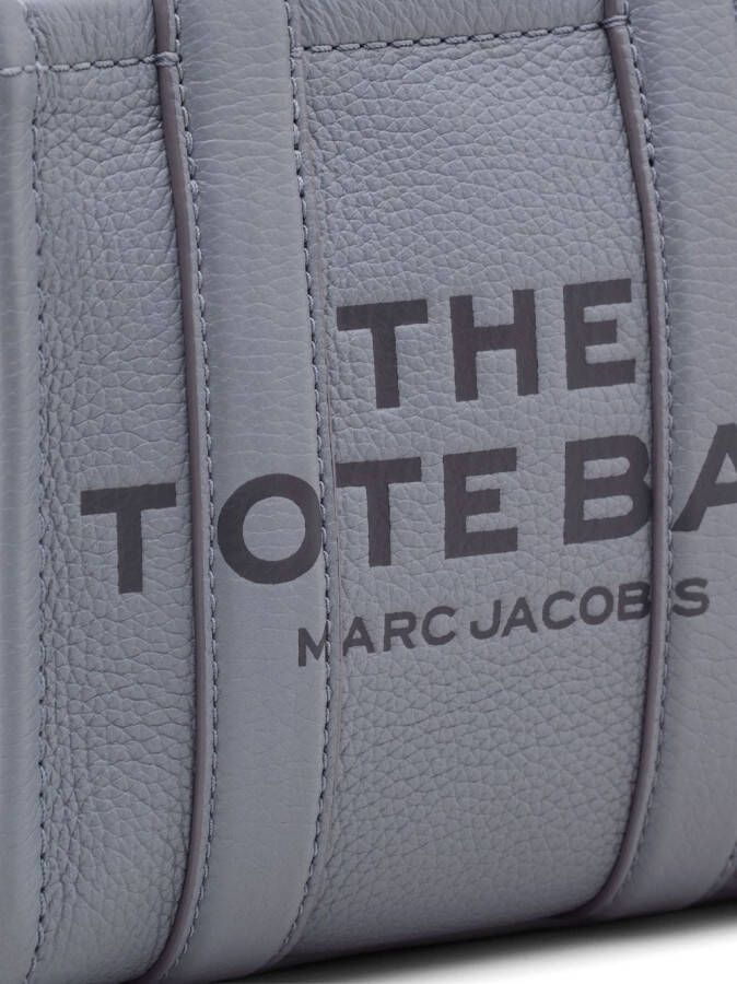 Marc Jacobs The Leather crossbody shopper Grijs