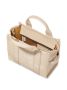 Marc Jacobs The Leather Tote kleine shopper Beige - Thumbnail 4