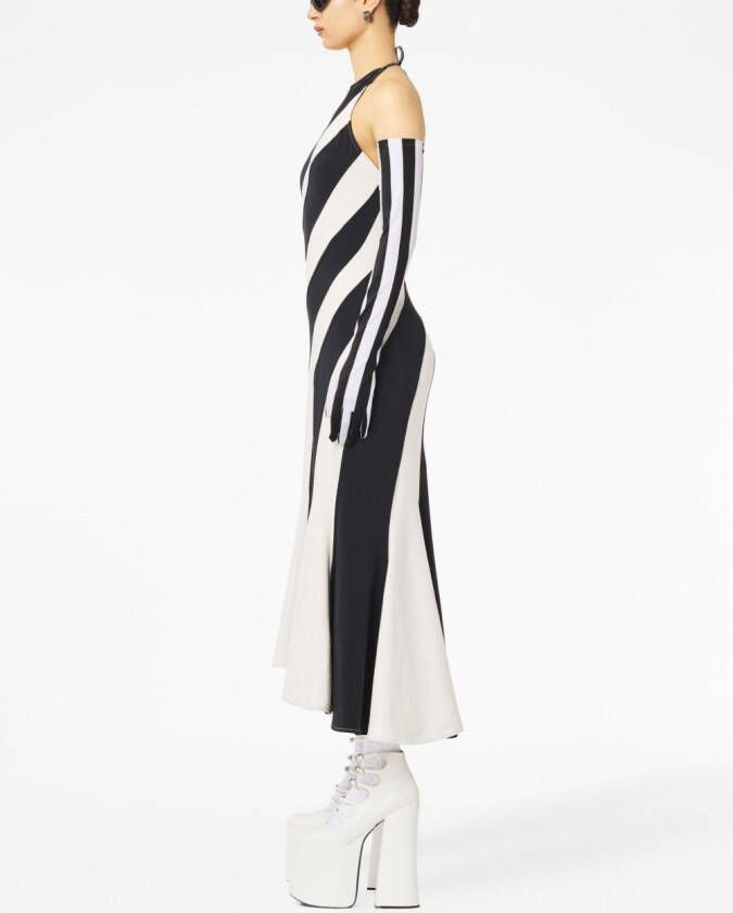 Marc Jacobs Gestreepte jurk Wit