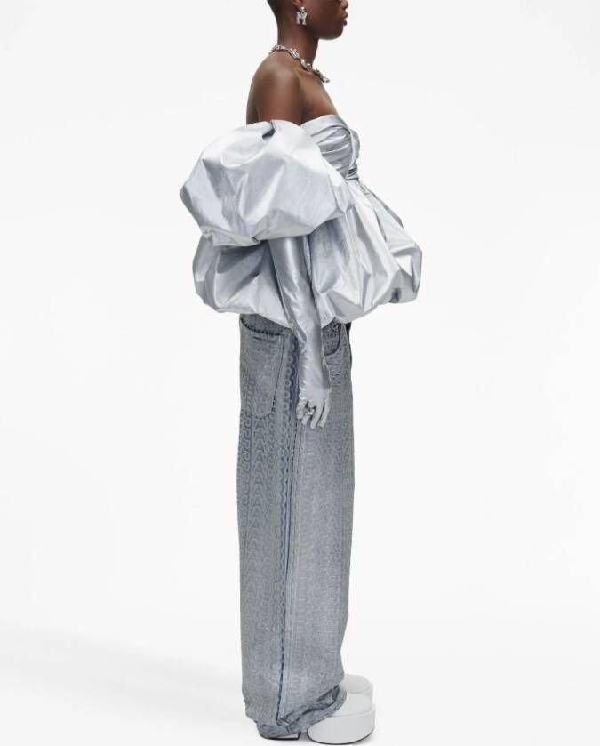 Marc Jacobs Metallic top Zilver