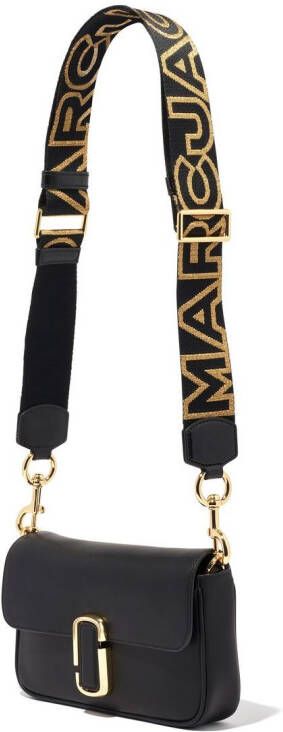 Marc Jacobs Schouderband met logo Zwart