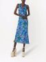 Marc Jacobs Midi-jurk met bloemenprint Blauw - Thumbnail 2