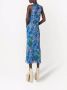 Marc Jacobs Midi-jurk met bloemenprint Blauw - Thumbnail 4