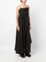 Marc Le Bihan Asymmetrische maxi-jurk Zwart - Thumbnail 3