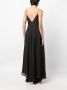 Marc Le Bihan Asymmetrische maxi-jurk Zwart - Thumbnail 4