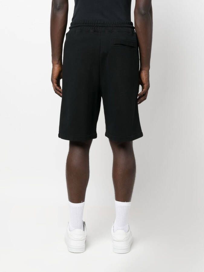 Marcelo Burlon County of Milan Bermuda shorts met logoprint Zwart