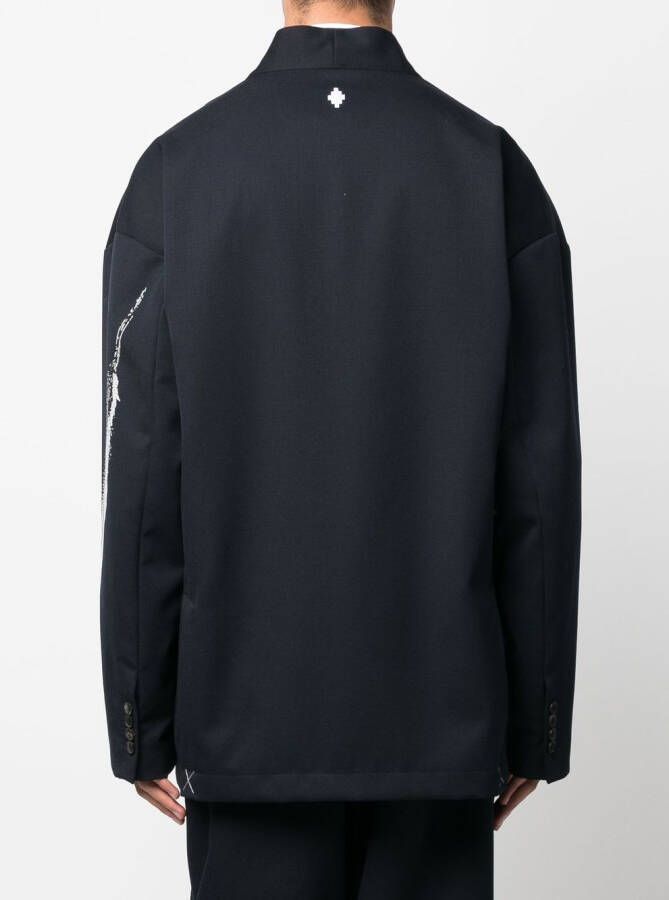 Marcelo Burlon County of Milan Blazer met print Blauw