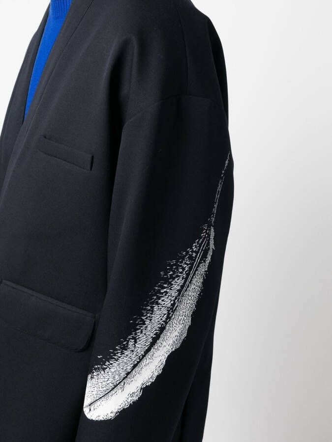 Marcelo Burlon County of Milan Blazer met print Blauw