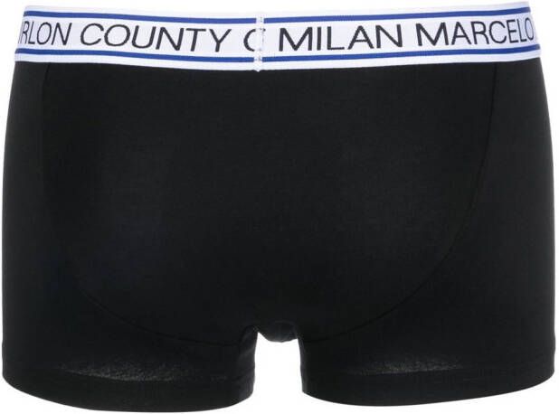 Marcelo Burlon County of Milan Boxershorts met logoband Zwart