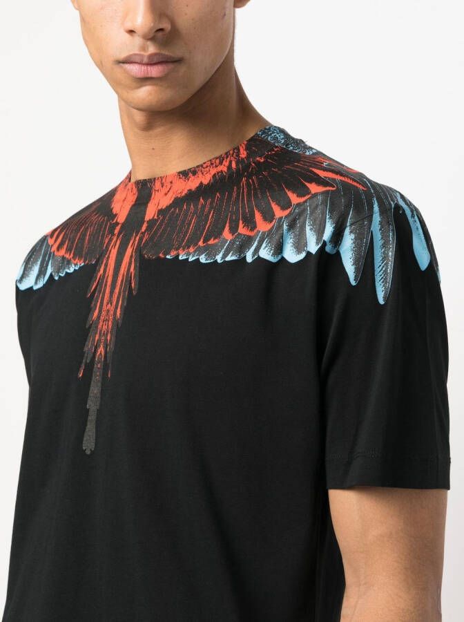 Marcelo Burlon County of Milan T-shirt met grafische print Zwart