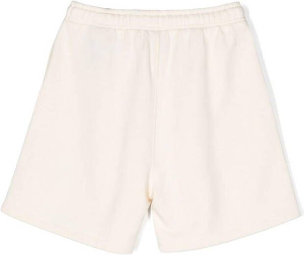 Marcelo Burlon County of Milan Shorts met elastische taille Beige