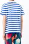 Marcelo Burlon County of Milan Gestreept T-shirt Blauw - Thumbnail 4