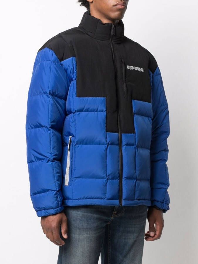 Marcelo Burlon County of Milan Gewatteerd jack Blauw