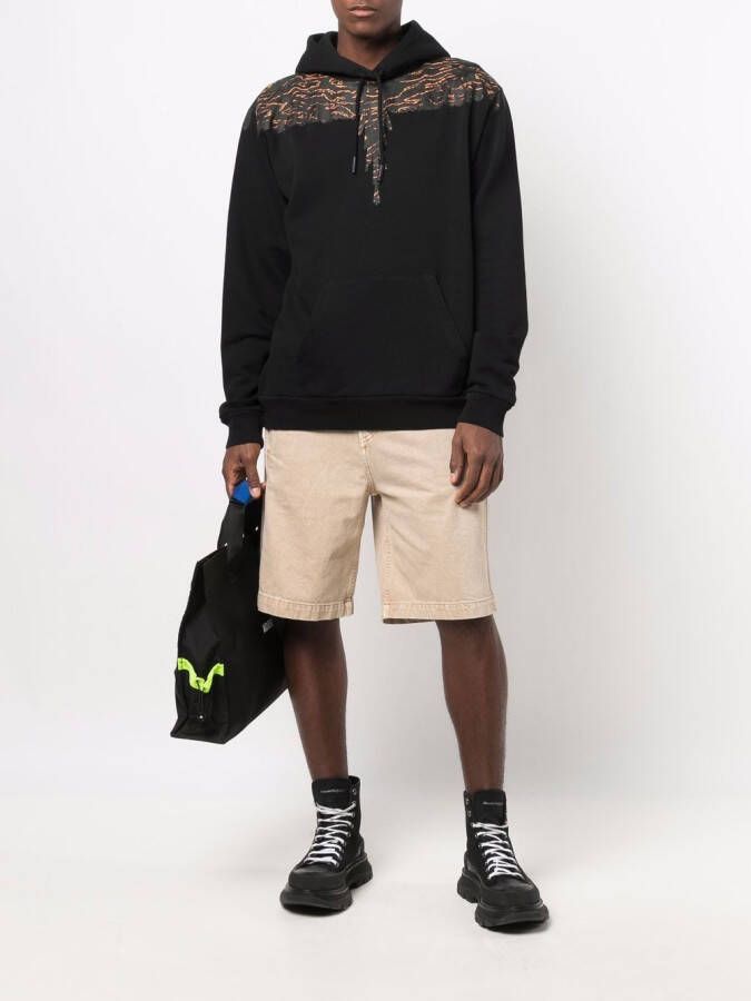 Marcelo Burlon County of Milan Hoodie met camouflage print Zwart