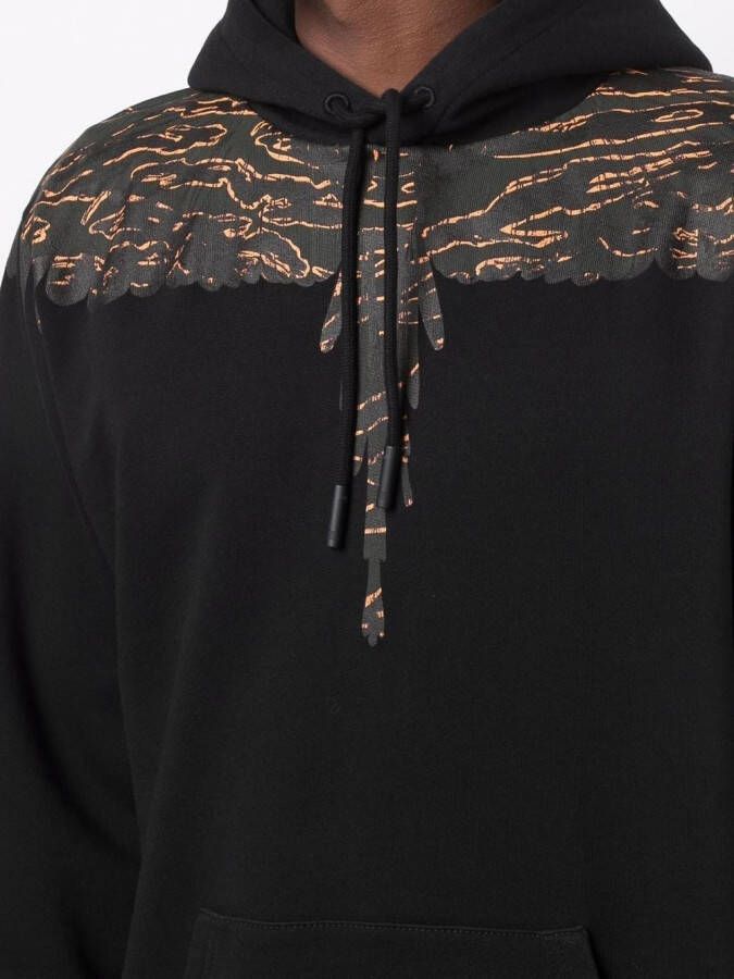 Marcelo Burlon County of Milan Hoodie met camouflage print Zwart