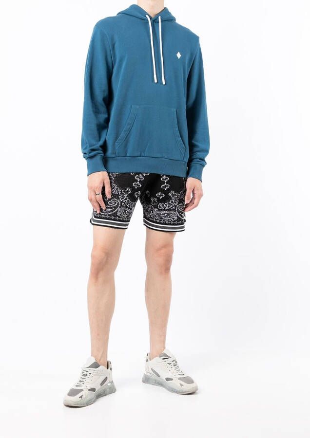 Marcelo Burlon County of Milan Hoodie met geborduurd logo Blauw