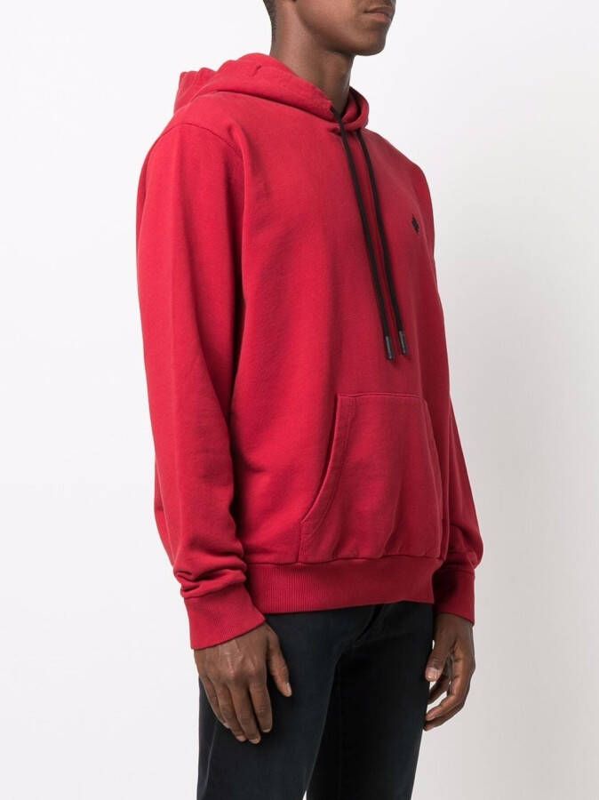 Marcelo Burlon County of Milan Hoodie met geborduurd logo Rood