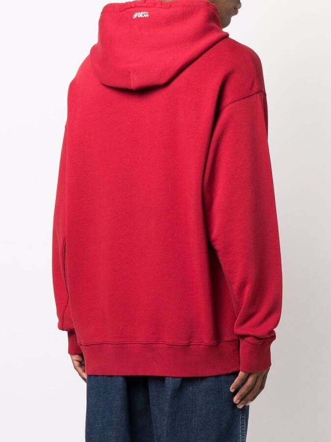 Marcelo Burlon County of Milan Hoodie met patroon Rood