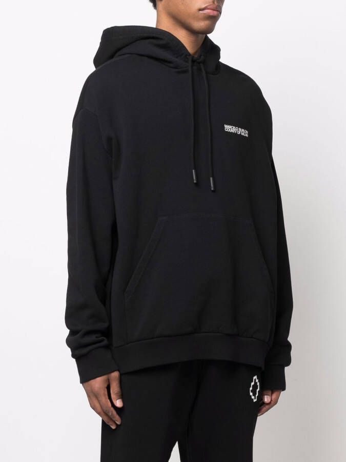 Marcelo Burlon County of Milan Hoodie met print Zwart
