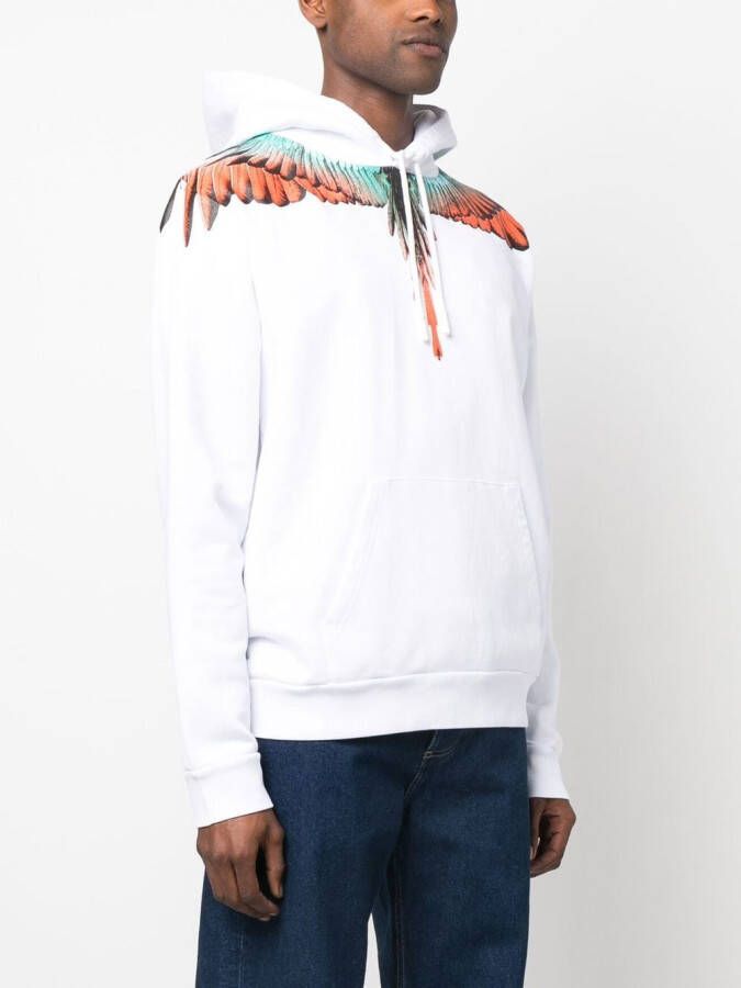 Marcelo Burlon County of Milan Hoodie met print Wit