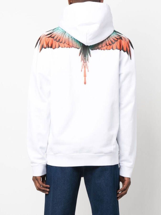 Marcelo Burlon County of Milan Hoodie met print Wit