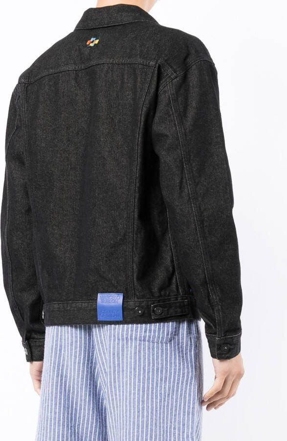 Marcelo Burlon County of Milan Jack met verfprint Zwart