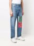 Marcelo Burlon County of Milan Jeans met patchwork Blauw - Thumbnail 3