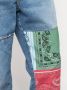 Marcelo Burlon County of Milan Jeans met patchwork Blauw - Thumbnail 5