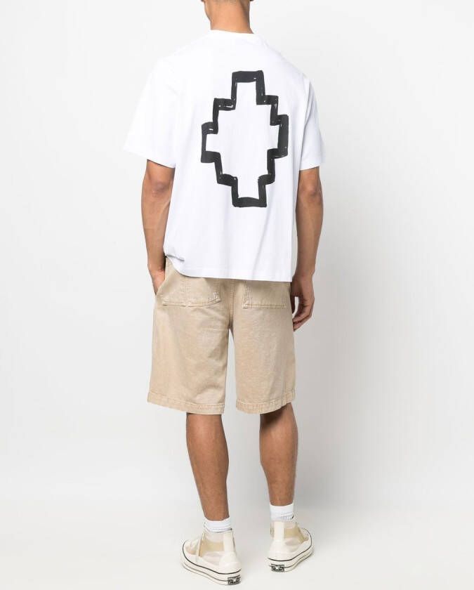 Marcelo Burlon County of Milan Katoenen T-shirt Wit