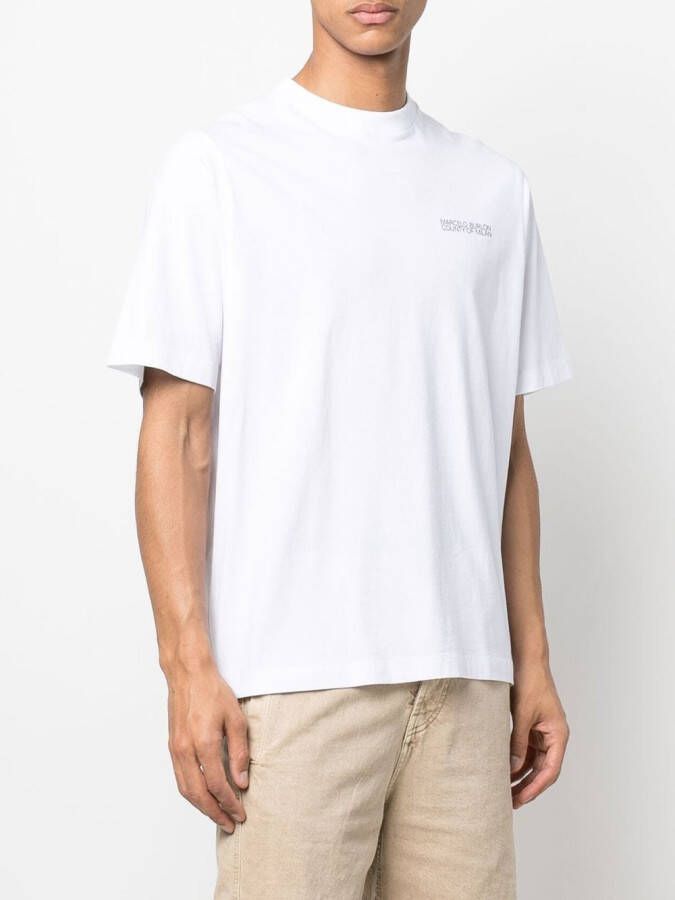 Marcelo Burlon County of Milan Katoenen T-shirt Wit