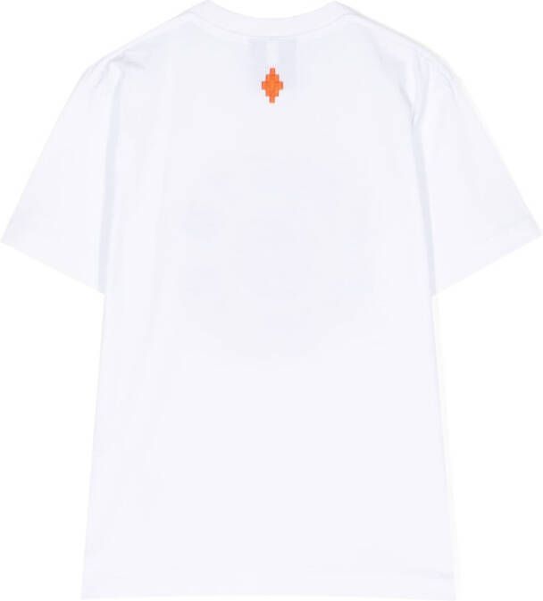 Marcelo Burlon County Of Milan Kids T-shirt met tekst Wit