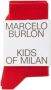 Marcelo Burlon County Of Milan Kids Enkelsokken met logoprint Rood - Thumbnail 2