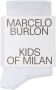 Marcelo Burlon County Of Milan Kids Enkelsokken met logoprint Wit - Thumbnail 2
