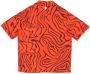 Marcelo Burlon County Of Milan Kids Shirt met korte mouwen Oranje - Thumbnail 1