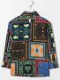 Marcelo Burlon County Of Milan Kids Shirt met patchwork Blauw - Thumbnail 2