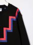 Marcelo Burlon County Of Milan Kids Sweater met abstracte print Zwart - Thumbnail 3