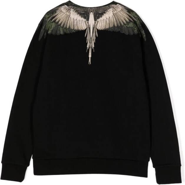 Marcelo Burlon County Of Milan Kids Sweater met vleugelprint Zwart