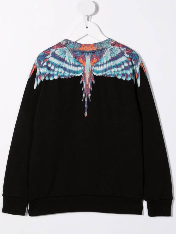 Marcelo Burlon County Of Milan Kids Sweater met vleugelprint Zwart