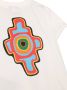 Marcelo Burlon County Of Milan Kids T-shirt met franje Beige - Thumbnail 3
