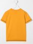 Marcelo Burlon County Of Milan Kids T-shirt met geometrische print Geel - Thumbnail 2