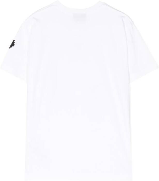 Marcelo Burlon County Of Milan Kids T-shirt met logoprint Wit