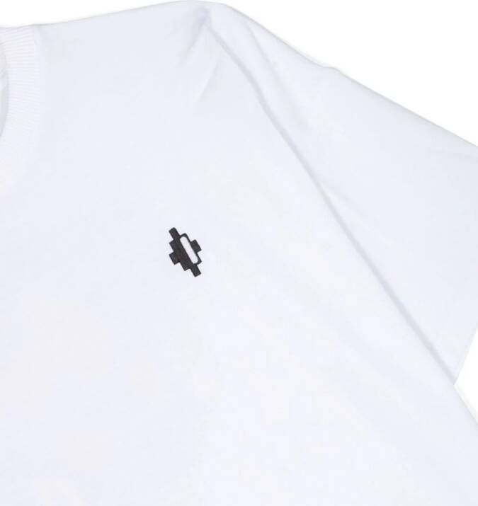 Marcelo Burlon County Of Milan Kids T-shirt met logoprint Wit