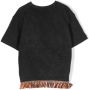 Marcelo Burlon County Of Milan Kids T-shirt met logoprint Zwart - Thumbnail 2