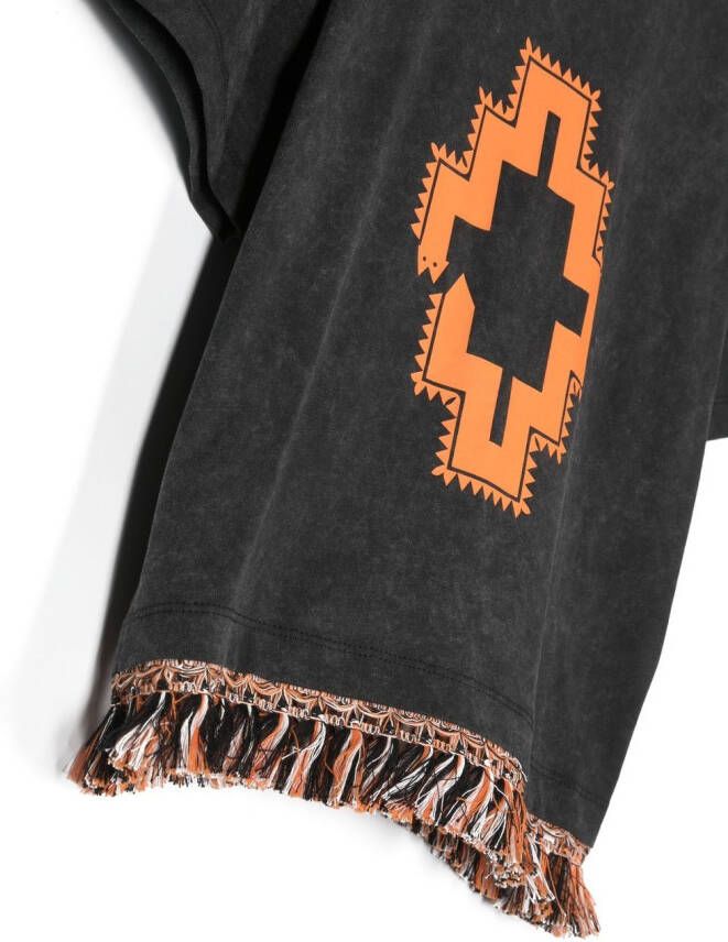 Marcelo Burlon County Of Milan Kids T-shirt met logoprint Zwart