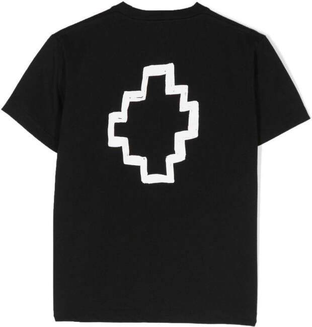 Marcelo Burlon County Of Milan Kids T-shirt met logoprint Zwart
