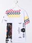 Marcelo Burlon County Of Milan Kids T-shirt met patchwork Wit - Thumbnail 2